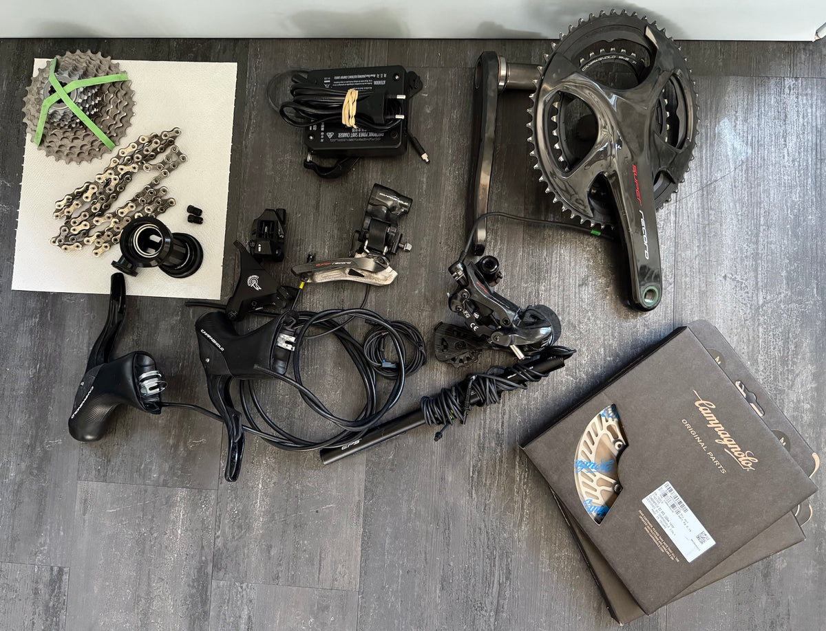 Groupe complet Campagnolo Super Record EPS 12v.