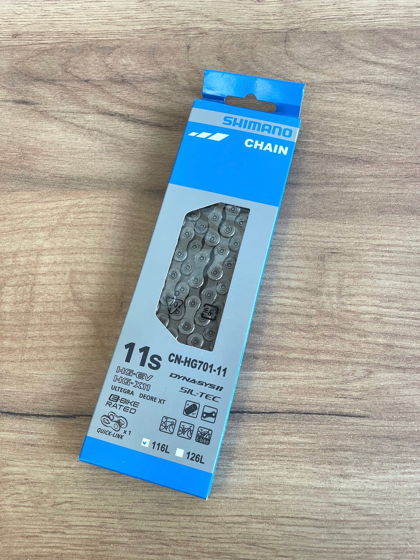 Chaîne Shimano Ultegra/XT 11v.