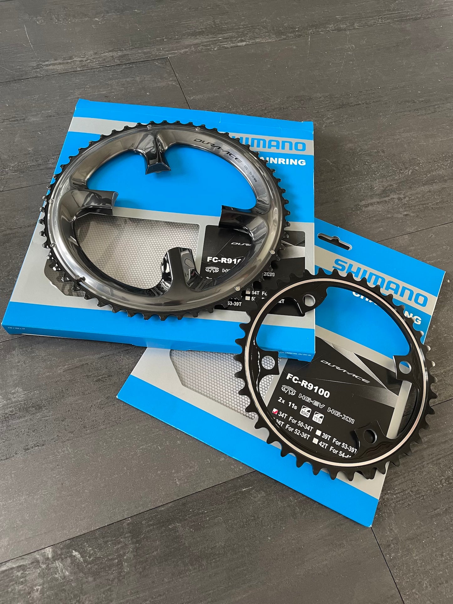 Plateaux Shimano Dura-Ace R9100 53-39